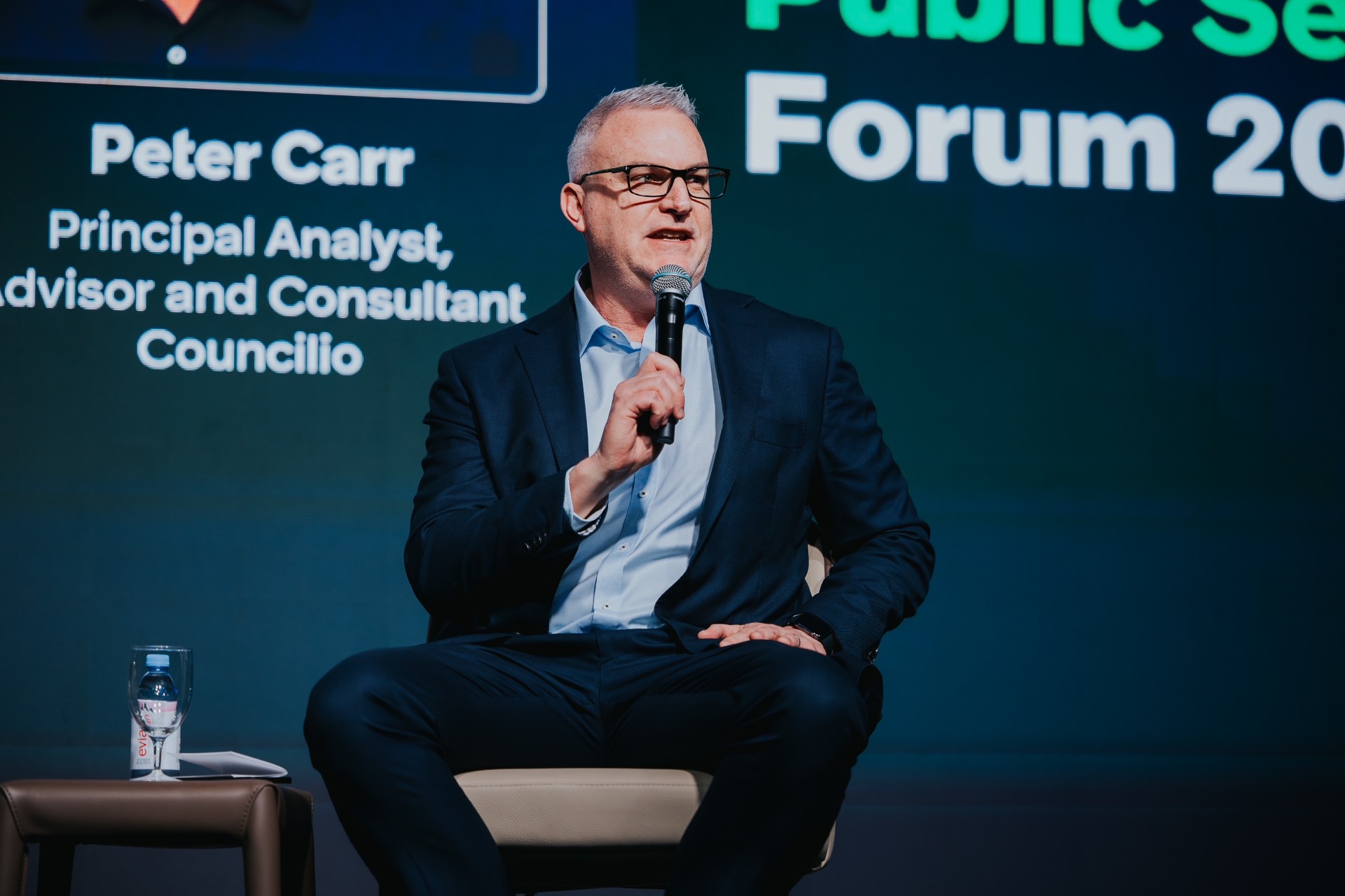Peter Carr presenting at the Public Sector Forum